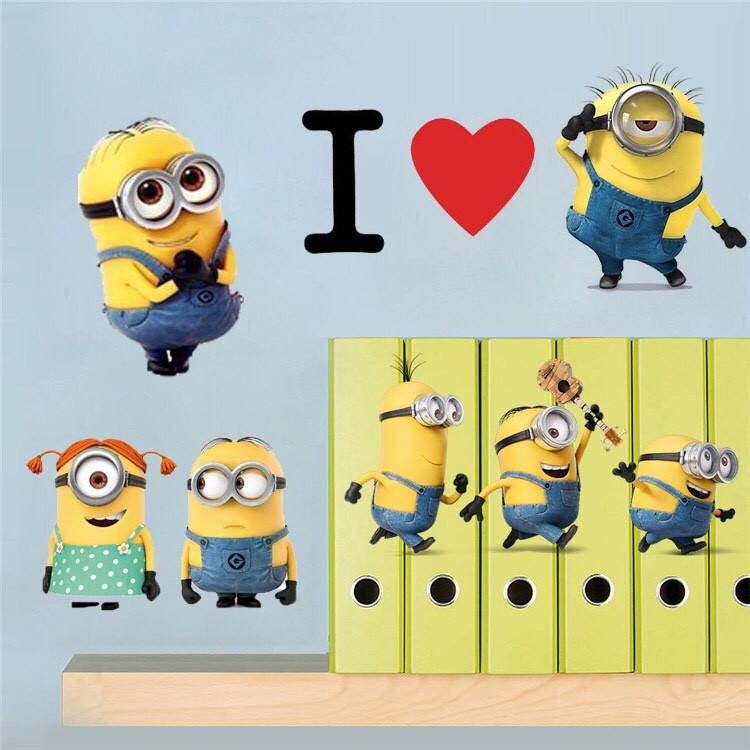 Decal tôi yêu minion